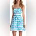 Lilly Pulitzer Dresses | Lilly Pulitzer Shorly Blue Tossing The Line Dress | Color: Blue/White | Size: 14