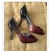 Jessica Simpson Shoes | Jessica Simpson Women Peep Toes Pink/Copper Black Heels Us 9b | Color: Red | Size: 9