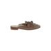 Via Spiga Mule/Clog: Tan Solid Shoes - Women's Size 9 - Open Toe