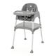 High Chair for Babies, Toddlers | Convertible Infant High Chair with 3-Point Harness and 2-Positions Removable Tray | Safe Non-Slip feet Infant Feeding Chair | Booster Seat (Multi Highchair - Grey)