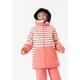 Winterjacke WEEDO "COSMO BUNNY" Gr. 116, bunt (rot, gestreift_pink) Damen Jacken Winterjacken