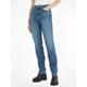 Straight-Jeans TOMMY HILFIGER Gr. 29, Länge 30, blau (mel) Damen Jeans