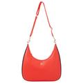 Schultertasche TOMMY HILFIGER "TH ESSENTIAL SC CROSSOVER CORP" Gr. B/H/T: 25 cm x 29 cm x 6 cm, rot (fierce red) Damen Taschen Handtaschen