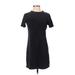 Trafaluc by Zara Casual Dress - Shift: Black Solid Dresses - Women's Size Small
