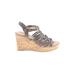 Maurices Wedges: Gray Solid Shoes - Women's Size 11 - Open Toe