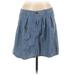 Gap Casual Mini Skirt Mini: Blue Solid Bottoms - Women's Size 10