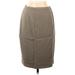 Giorgio Armani Casual Skirt: Tan Solid Bottoms - Women's Size 44