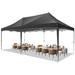 DreamDwell Home 20 Ft. W x 10 Ft. D Waterproof Steel Party Tent w/ storage bag, Sandbags for Easter Party Wedding /Soft-top in Gray | Wayfair