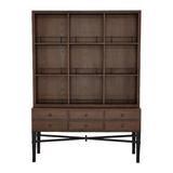 Fairfield Chair BD Pamela Curio Cabinet Wood in Brown | 84 H x 60 W x 20 D in | Wayfair 4306-18