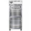 Continental 1RXSNGDHD 36 1/4" 1 Section Reach In Refrigerator, (2) Right Hinge Glass Doors, Top Compressor, 115v, Silver