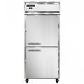 Continental 1RXSNSAHD 36 1/4" 1 Section Reach In Refrigerator, (2) Right Hinge Solid Doors, Top Compressor, 115v, Silver