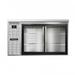 Continental BB59SNSSSGD 59" Bar Refrigerator - 2 Sliding Glass Doors, Stainless, 115v, Silver