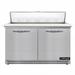 Continental D48N12C-FB 48" Sandwich/Salad Prep Table w/ Refrigerated Base, 115v, Stainless Steel