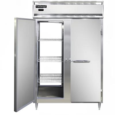 Continental DL2W-PT Full Height Insulated Mobile Heated Cabinet w/ (38) Pan Capacity, 208-230v/1ph, Stainless Steel