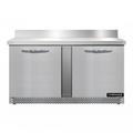 Continental SW60NBS-FB 60" Worktop Refrigerator w/ (2) Sections, 115v, Silver