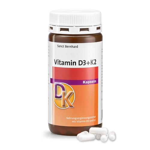Sanct Bernhard Vitamin-D3+K2-Kapseln 180 St Kapseln