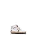 GOLDEN GOOSE SKY STAR Sneaker donna bianca/grigia in pelle