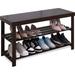 Red Barrel Studio® 8 Pair Shoe Storage Bamboo in Brown | 17.9 H x 33.86 W x 17.9 D in | Wayfair 893A64166190481BA8551CD7F6B2B5F2