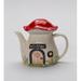 Trinx Jeremiha 12 Teapot, Ceramic in Brown/Red | 5 H x 4 W x 6 D in | Wayfair 1692AE4BA7234C0CB33FB8E4C450DA12