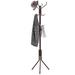 Red Barrel Studio® Johao Freestanding 12 - Hook Coat Rack Metal in Brown | 71.7 H x 17.3 W x 17.3 D in | Wayfair FAB428137C804FCEB1DAA8D34109C283