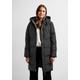 Wintermantel CECIL Gr. XL (44), schwarz (black) Damen Mäntel Wintermäntel