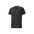 Puma T-Shirt Herren schwarz, M