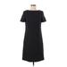 Tory Burch Casual Dress - Shift: Black Solid Dresses - Women's Size 6