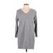 dalia Casual Dress - Sweater Dress: Gray Dresses - Women's Size Medium