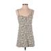 American Eagle Outfitters Casual Dress - Mini Scoop Neck Sleeveless: Yellow Dresses - Women's Size X-Small