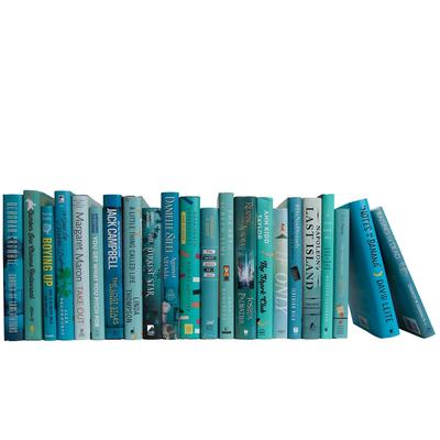 Books Blue Decorative Accessories: Gulf Breeze Dust Jackets Color By The Foot