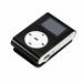 Mini USB Clip MP3 Player LCD Screen Support 32GB Micro SD TF (Black)