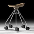 BD Barcelona Jamaica Swivel Mini Stool with Wheels - JAMTABHAYAMINI