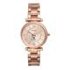 Women's Fossil Rose Gold Johns Hopkins Blue Jays Carlie Stainless Steel Watch
