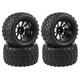 130MM 1/10 RC Monster Truck Buggy Tire Tyre Wheel Foam Inserts 12mm Hex for Traxxas Arrma Redcat HSP HPI Tamiya Kyosho