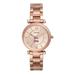 Women's Fossil Rose Gold TCU Horned Frogs Carlie Stainless Steel Watch