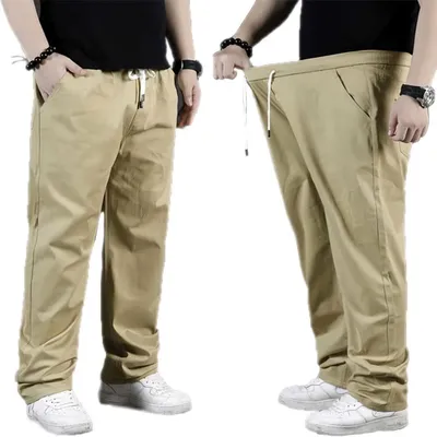 Wide Leg Hip Hop Pants Men Casual Cotton Harem Cargo Pants Loose Baggy  Trousers Streetwear Plus Size Joggers Men Clothing