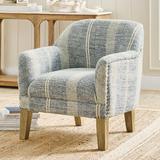 Hazel Stripe Accent Chair - Beige Stripe - Grandin Road