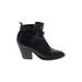 Rag & Bone Ankle Boots: Black Print Shoes - Women's Size 38.5 - Round Toe