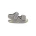 Baby Sandals: Gray Print Shoes - Kids Boy's Size 3