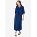 Plus Size Women's 2-Piece Beaded Jacket Dress by Jessica London in Evening Blue (Size 14 W) Suit