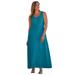 Plus Size Women's Flared Tank Dress by Jessica London in Deep Teal (Size 26/28)