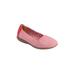 Wide Width Women's The Bethany Slip On Flat by Comfortview in White Red (Size 9 W)