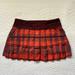 Lululemon Athletica Skirts | Lululemon Pace Setter Pleated Skirt Skort Plaid Yama Check Bordeaux Drama 6 | Color: Red | Size: 6