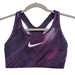 Nike Intimates & Sleepwear | Nike Dri Fit Purple White Swoosh Sports Bra Size Xs | Color: Purple/White | Size: Xs