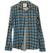 American Eagle Outfitters Shirts | American Eagle Long Sleeve Button Down Casual Dress Flannel Shirt | Color: Black/Blue | Size: S