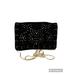 Free People Bags | Free People Leather Crossbody Black Suede Chain Strap Bag Purse | Color: Black | Size: Os