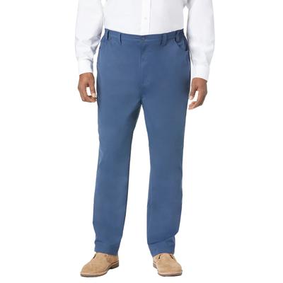 Men's Big & Tall 5-pocket Open Bottom Pant by KingSize in Navy (Size 50 40)
