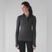 Lululemon Athletica Sweaters | Lululemon Think Fast Pullover Grey Sweater Women’s Size 10 | Color: Black/Gray | Size: 10