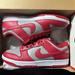 Nike Shoes | Nike Dunk Low Retro Medium Grey Varsity Red Unlv (2021) | Color: Red | Size: 10.5