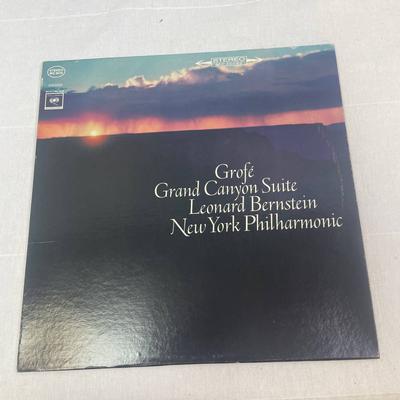 Columbia Media | Grofe Grand Canyon Suite Leonard Bernstein New York Philharmonic Lp Vinyl Record | Color: Black/Purple | Size: Os